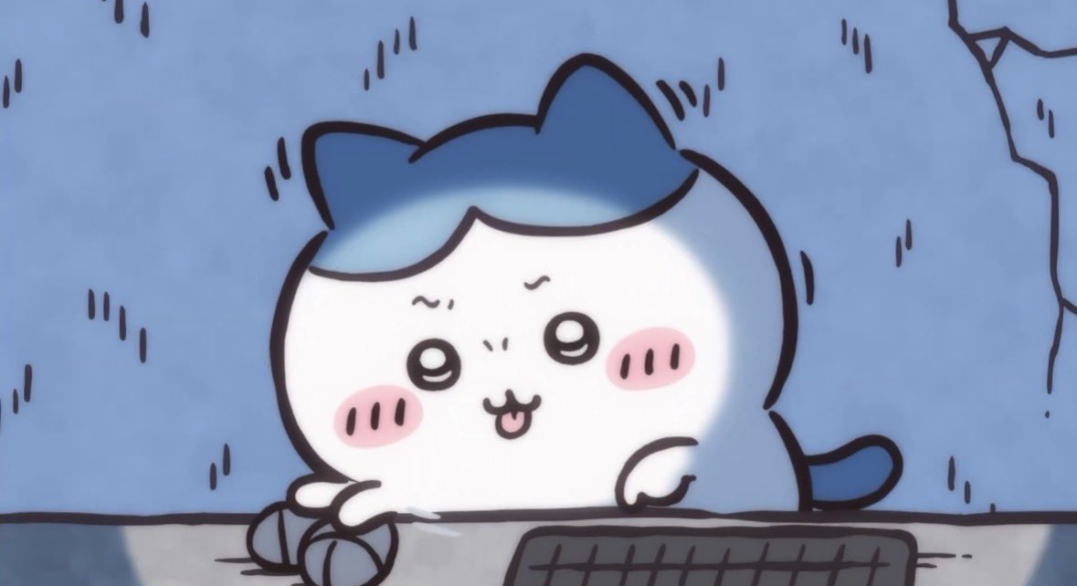 I LOVE WHEN HACHIWARE STICKS HIS TONGUE OUT WHEN HES LOCKED IN