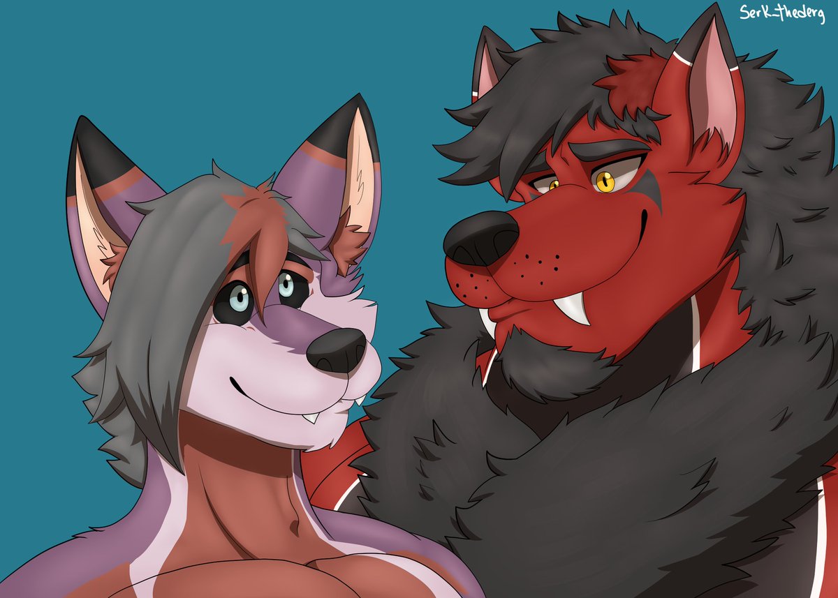 serk_thederg's tweet photo. Match for @AshHellhound and @_RayRedWolf_ ^^ https://t.co/KKhTlw6sKD