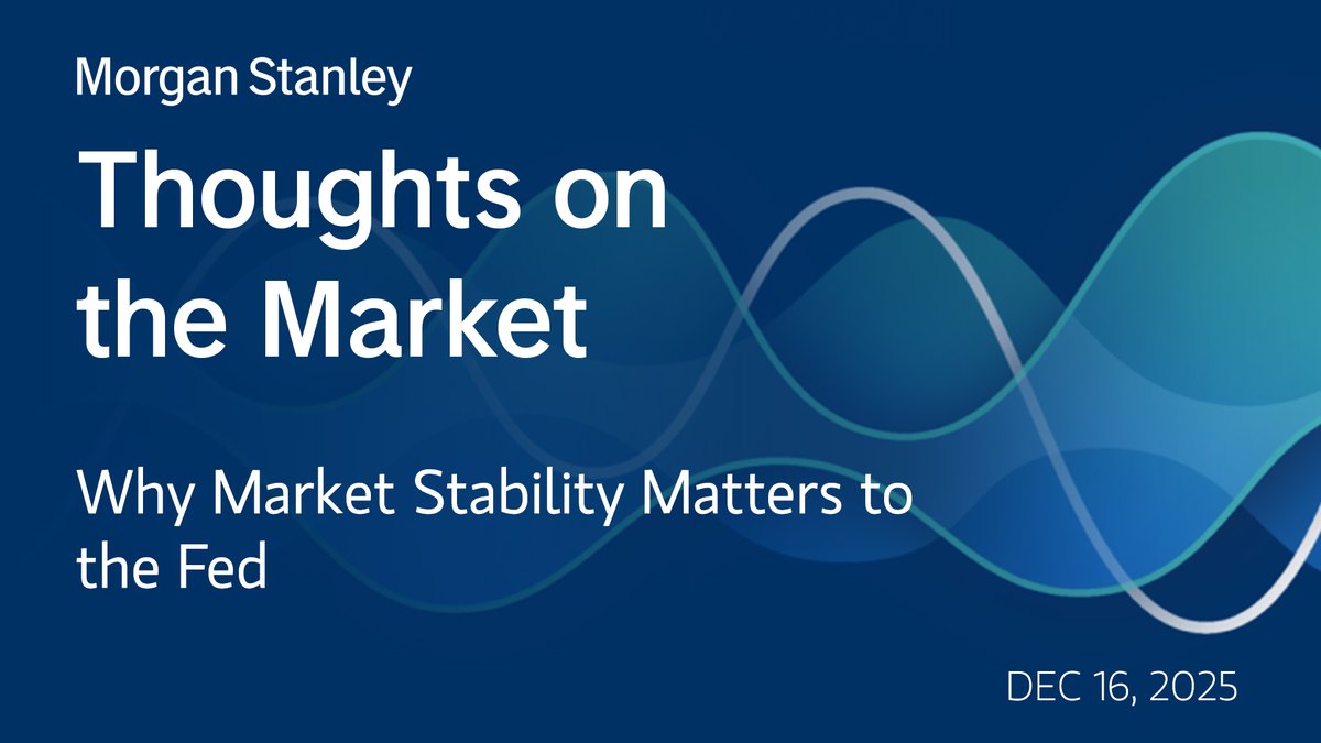 MorganStanley's tweet image. Our CIO and Chief U.S. Equity Strategist Mike Wilson explains the significance of the Fed’s decision to resume buying $40 billion of Treasury bills monthly. Tune into the latest Thoughts on the Market. mgstn.ly/4qb5EPm