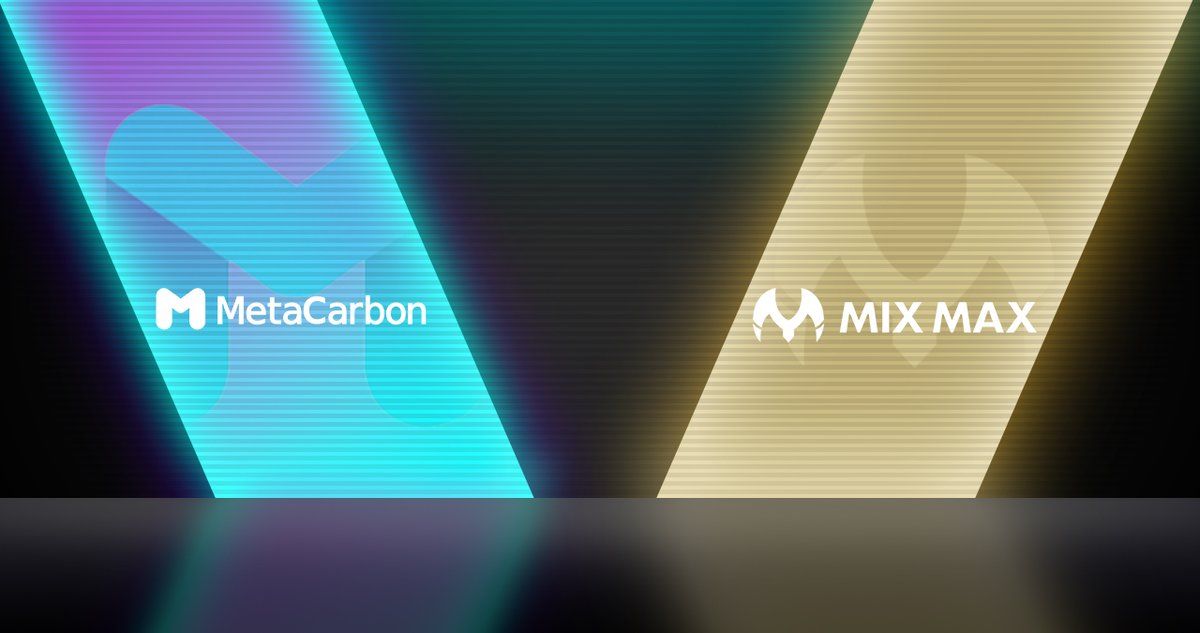📢MetaCarbon × MixMax Partnership Announcement
🤝We’re excited to announce our partnership with <a href="/mixmax_mc/">MixMax</a>  , a Web3 ecosystem dedicated to accelerating volume (VOL) and yield (APY) for the DeFi community.
👉 MixMaxChain is a multi-layer Web3 application ecosystem built on