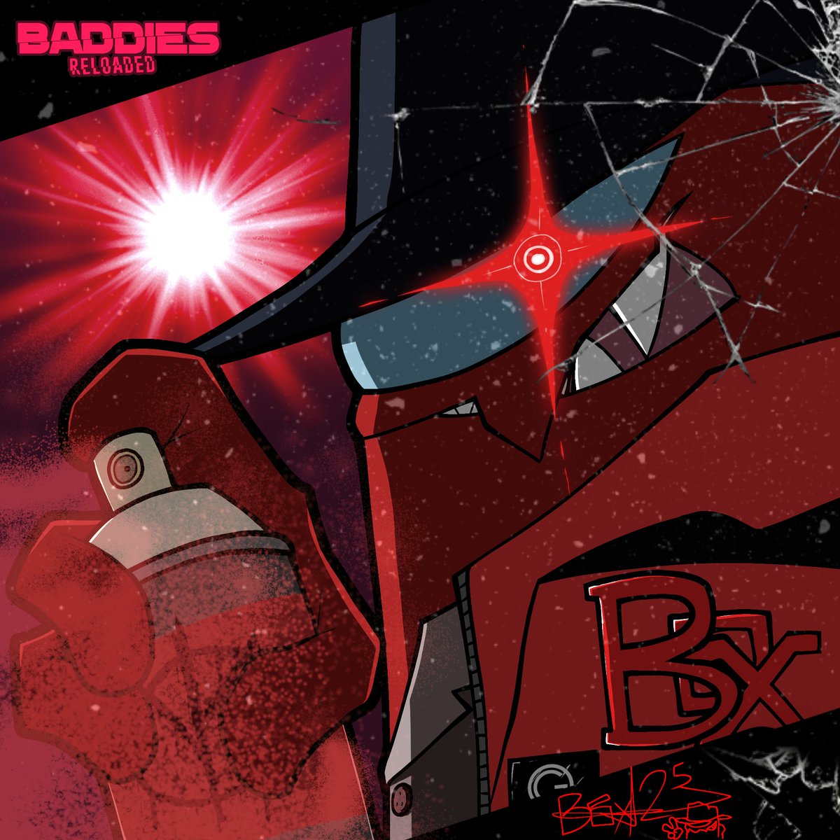 SpongeBox25's tweet image. I have returned...
Long time no see, guys...

Here's Baddies Box25, returning for another round. (With no red filter version)

Can you spot a red tree symbol and the Gabriel brand logo?

#digitalart #amongus #amongusoc #amongusart #fnf #fnfbaddies #baddiesreloaded