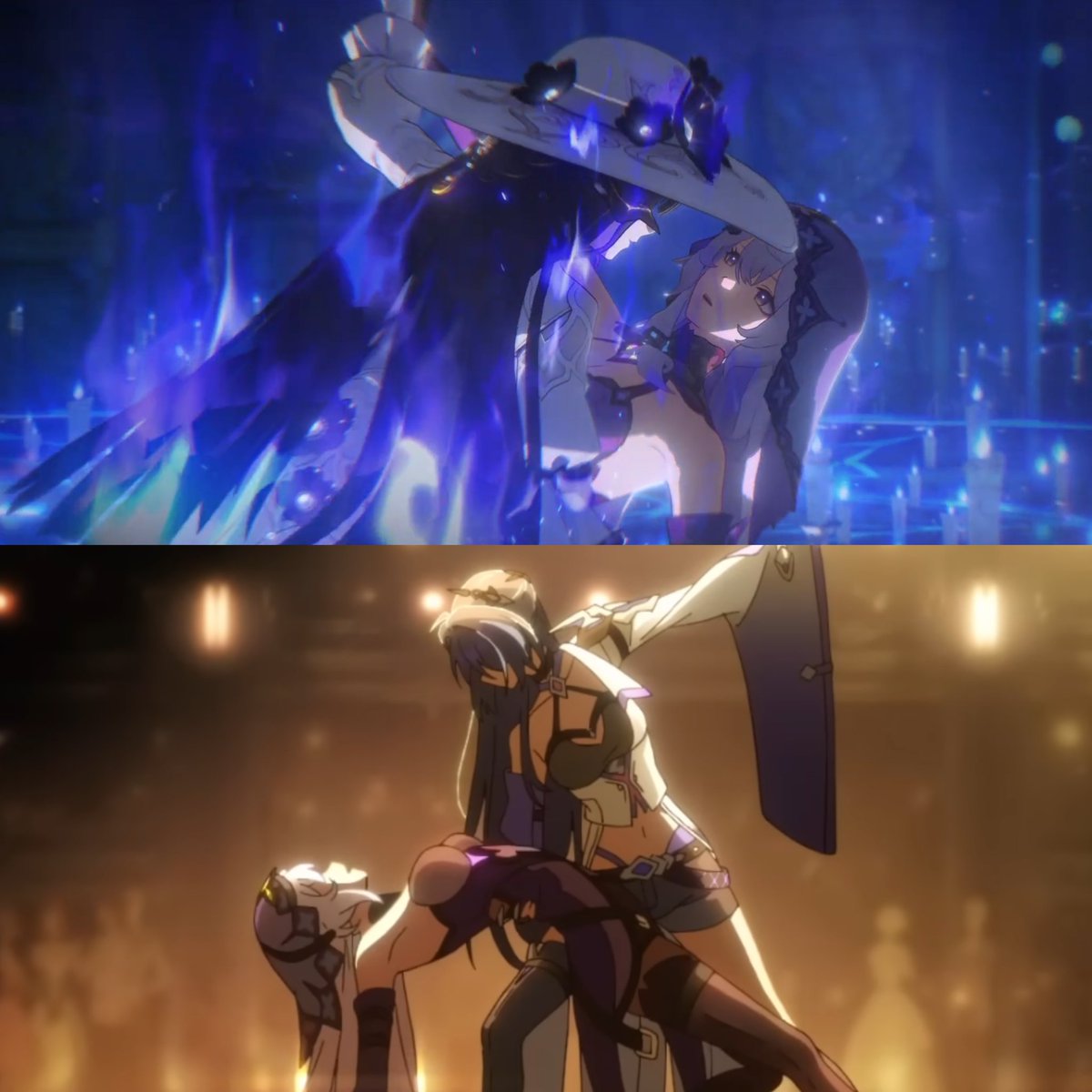 StarRailVerse1's tweet photo. Not Black Swan getting the same treatment again 😭

#HonkaiStarRail https://t.co/BjCIqfoN1i