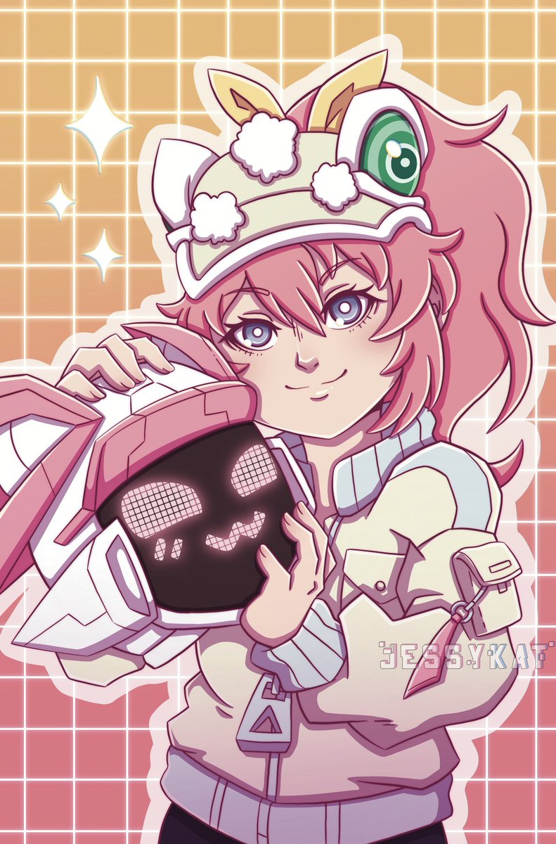 Drew #luoli for a #tbhx rally hosted by <a href="/MidnightOMoon/">Midnight 🌙🎶| Lunar Guardian</a> I love this show, it has amazing animation and story!