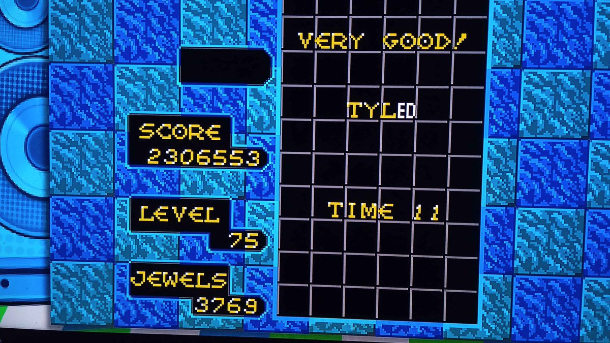 StartyCorn88's tweet photo. My recent record on Columns (Sega Genesis),  played a lot more than before. https://t.co/ULV3GYRCtQ