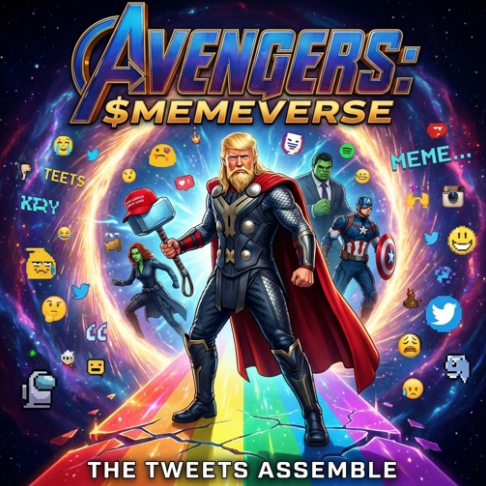 Avengers: $MetaVerse Assemble and blast this token
I have more cooking.
 8mBhF1ZYUr96wGFDrenvSqZLaotSDvonKEaVPdsMpump