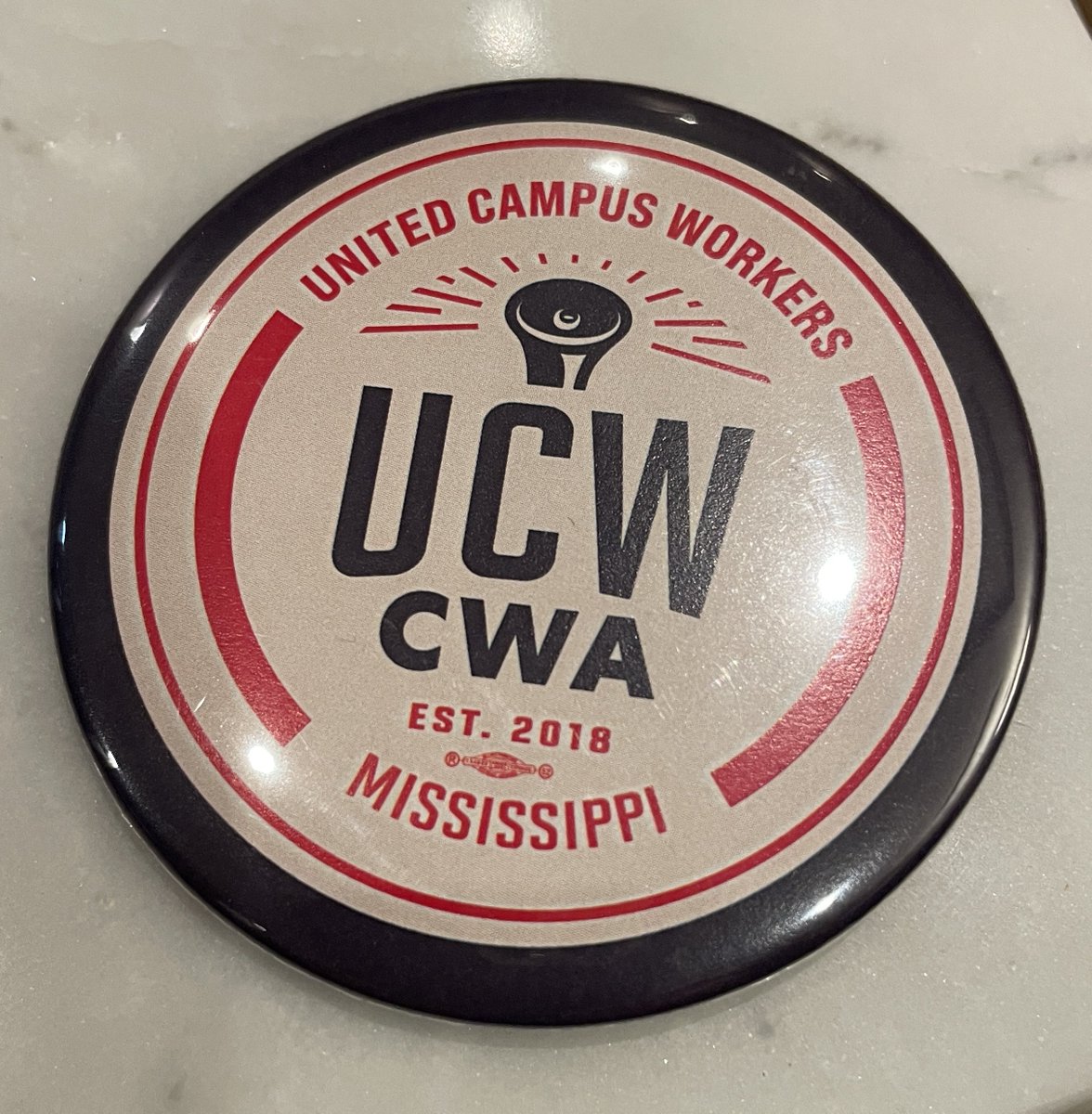 It was my honor to meet with Mississippi’s union leadership today. As a proud member of the United Campus Workers, I know the importance of organized labor and lifting up the voices of hard-working Mississippians. Solidarity forever!