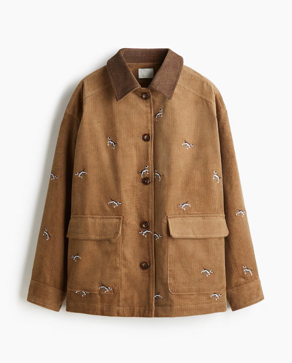 犬刺繍のジャケットお店で見て迷ったらもう在庫ないワン