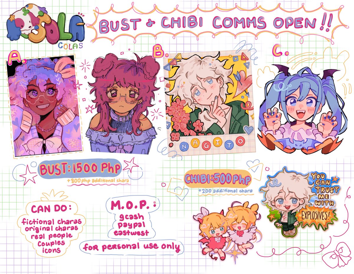 rts appreciated <3

get ur friends or urself a Christmas gift c0mm from me !!