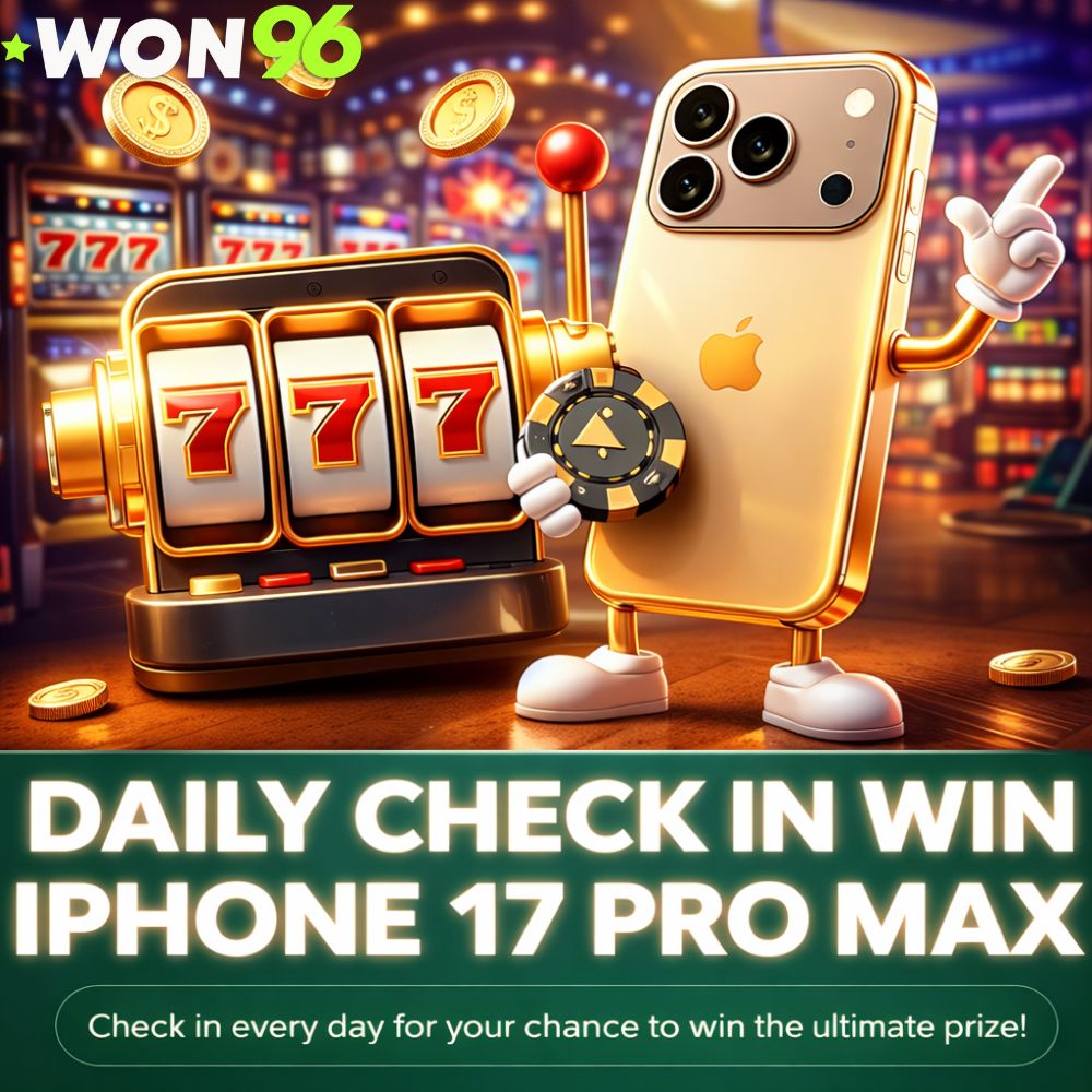 Won96Aud_fun's tweet photo. DAILY CHECK-IN, BIG WINS! 🎰📱
Jump on WON96 and don’t miss your shot at scoring an iPhone 17 Pro Max.

Check in every day, spin the luck, and you might just hit it big — too easy! 💰🍀

Play now 👉 https://t.co/0iJ04mjpjJ #WON96 #AussieLuck #SpinAndWin https://t.co/r62PV8Krih