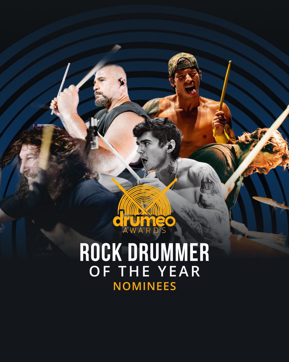 TOPUPDATERS's tweet image. Josh is nominated for this year’s #DrumeoAwards in two categories:
- Drum Recording of the Year
- Rock Drummer of the Year
Vote below! 🥁
🔗: vote.drumeo.com