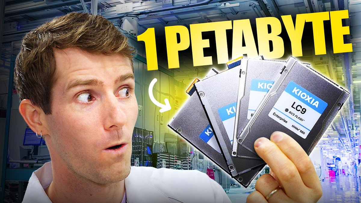 We're rapidly approaching the time when one SSD can hold up to 1 Petabyte of storage.

Each of the Kioxia LC9 SSDs holds 245 Terabytes of data! Therefore, you can currently store up to 1 Petabyte of data (almost) if you simply take four pieces of this SSD right now.