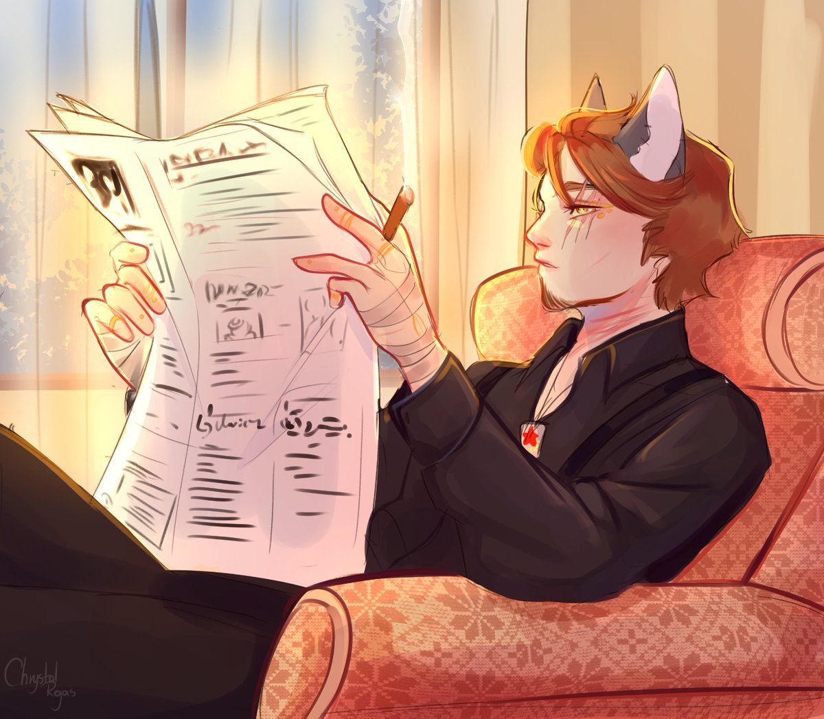 Un poco de dosis de Mark 🐺✨️

#Markoc #characterart