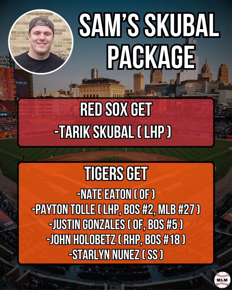 𝐒𝐤𝐮𝐛𝐚𝐥 𝐭𝐨 𝐁𝐨𝐬𝐭𝐨𝐧? 😳🔄

<a href="/strash_sam/">Sam Strash</a> dove into a possible trade package for the 2-time Cy Young winner.