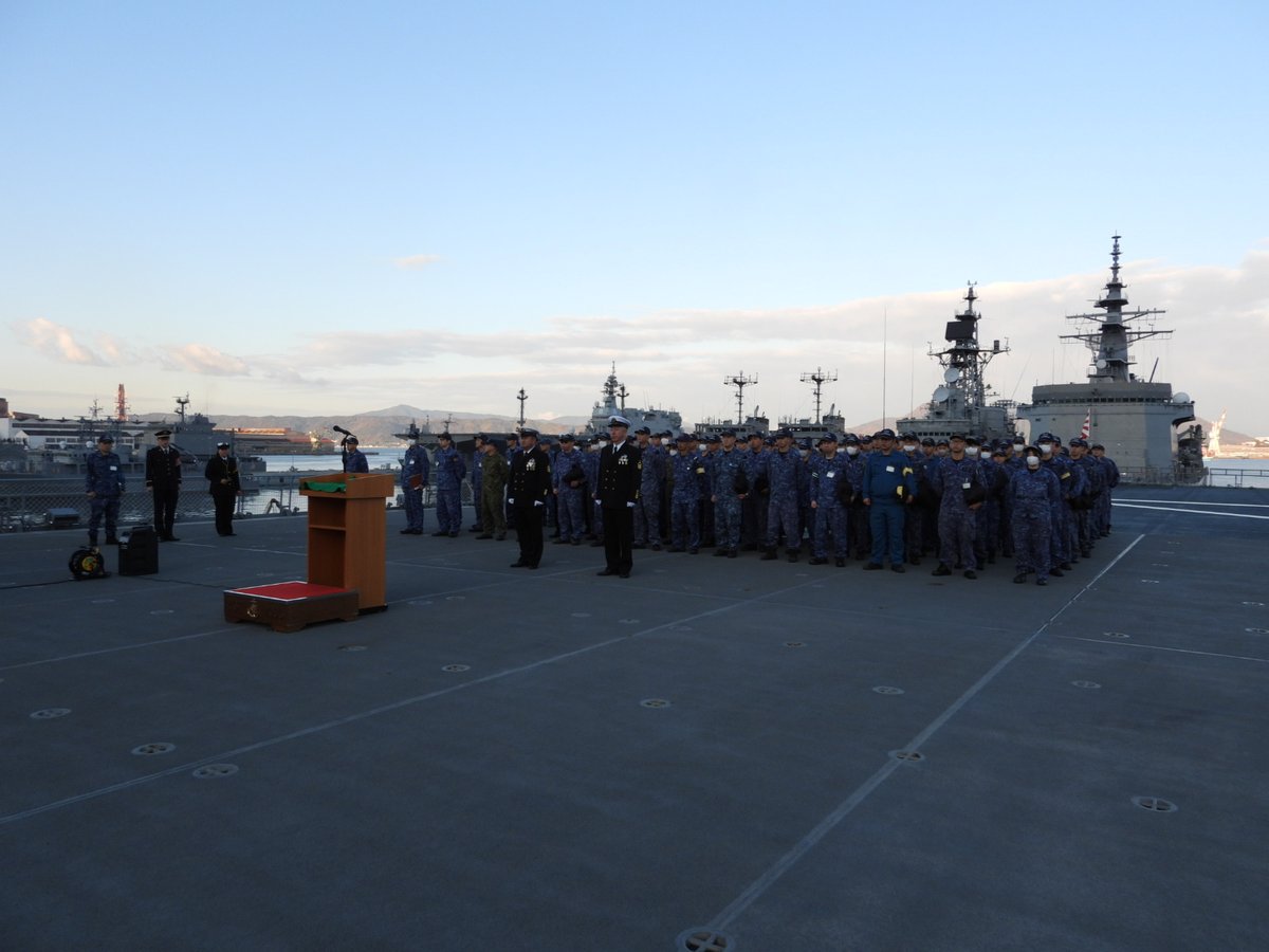 12月15日、#第1輸送隊 は #先任伍長 交代式を実施しました。在任中