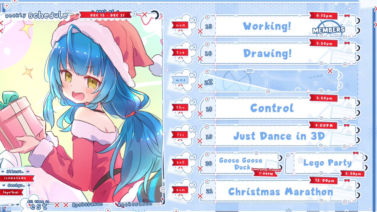 pokorakun's tweet photo. SCHEDULE ๐๏ธ Dec 15 โ Dec 21
GEN โ #pokorakun โ ART: #drawkun
R34 โ #rawkun โ MEMES: #wantedrakun