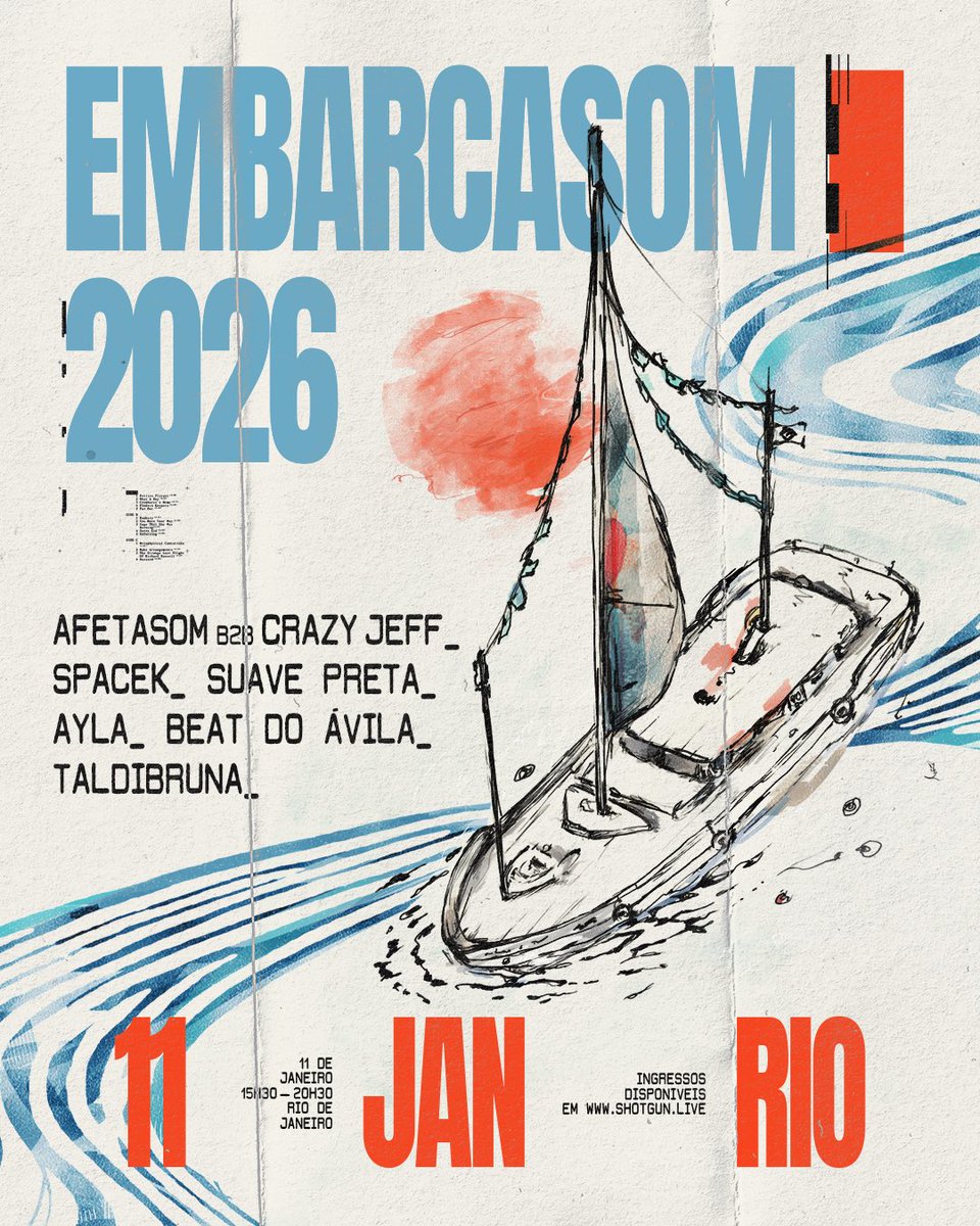 afetasom's tweet image. ✩ EMBARCASOM, 11 de Janeiro — RJ.
shotgun.live/pt-br/events/e…