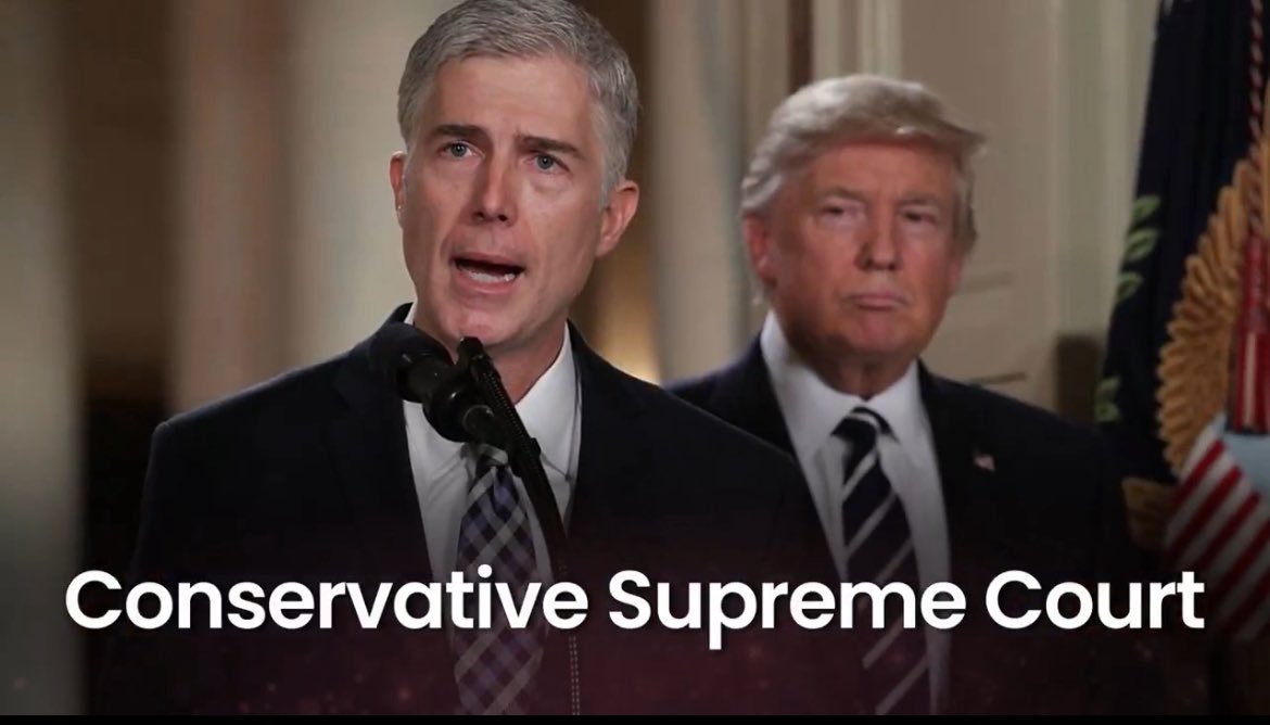 Ain’t no way she’s running on voting for Supreme Court nominees bro 😭😭 that’s really all she has on her record