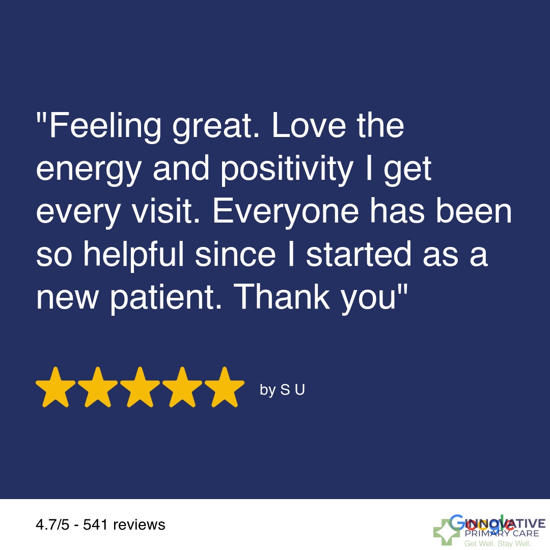 InnovativeUCare's tweet image. Delivering top-notch care with speed and a smile! Every visit is a step towards a healthier, happier you. Let's make your well-being our priority! #QualityCare #FastFriendlyService #HealthFirst