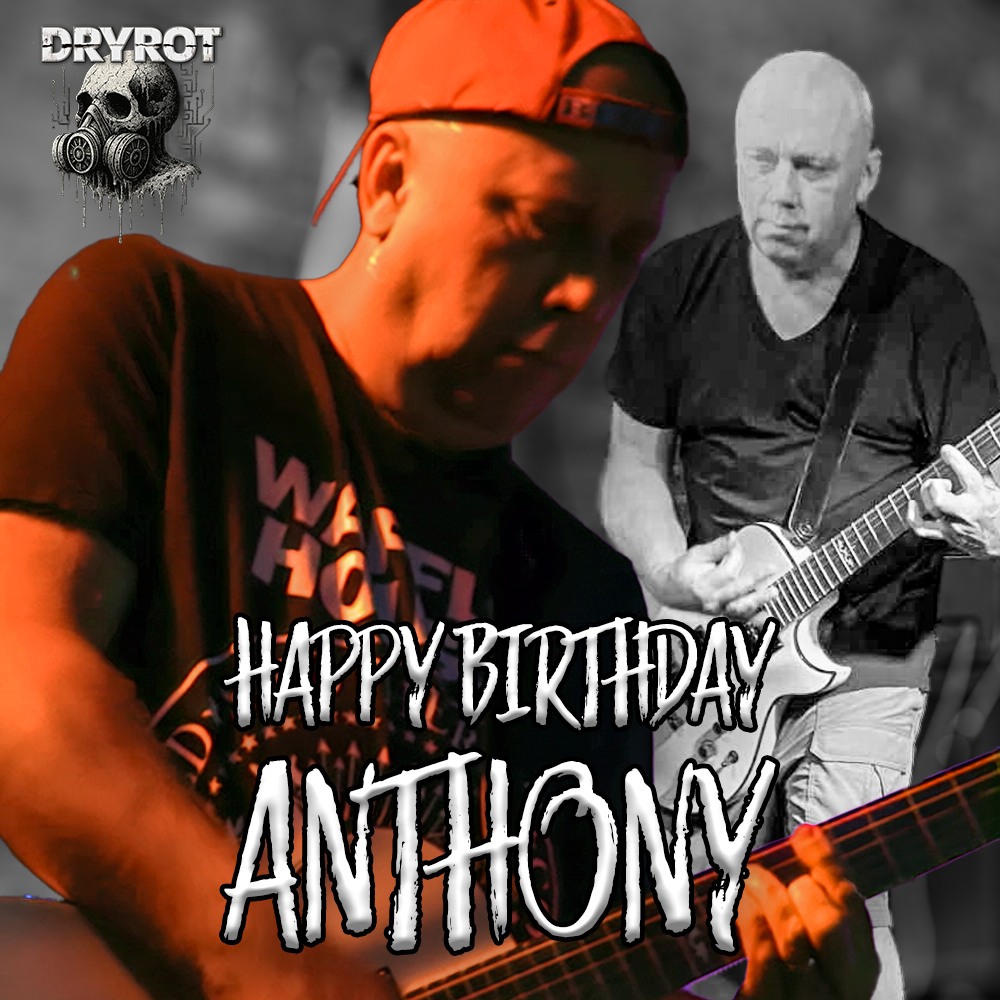 🎉 🥳 Take a moment and light up our comments 🔥🔥🔥 wishing our six-string saboteur, Anthony, a heavy birthday today! 🤘🤘 Happy birthday, brother! 🎉 🥳