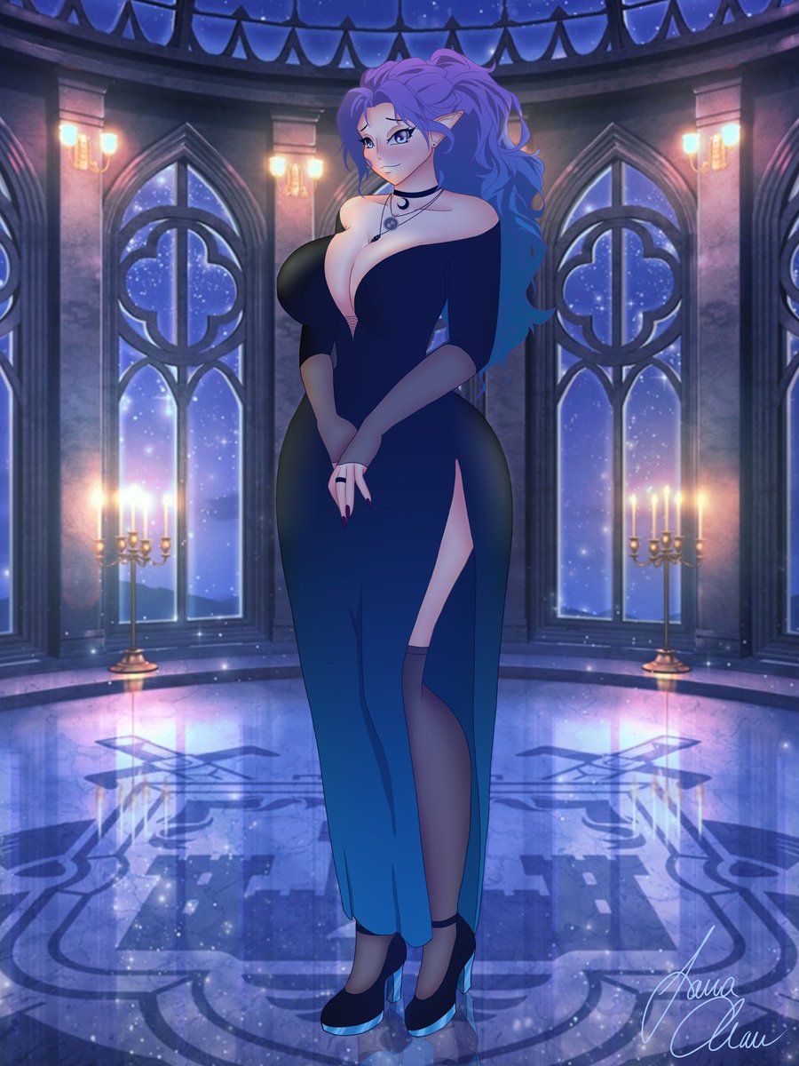 Meine elfen bardin hat ein neues desgin bekommen fürs pnp x3 (ich hab das desgin selbst gemacht, aber den hintergrund hab ich aus pinterest)