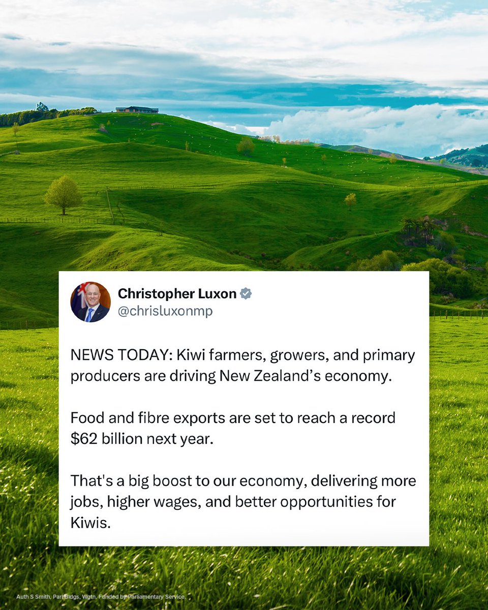 More good news for New Zealand’s economy.