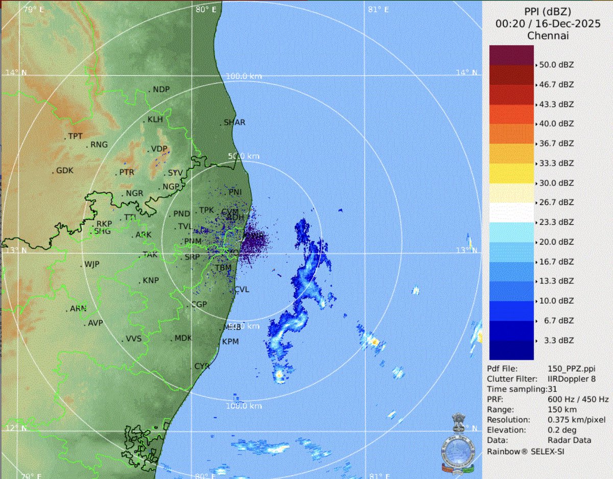 chennaiweather's tweet image. Easterly wave brings rain to Coastal Tamil Nadu. #Delta #South Tamilnadu. #Chennai to remain cloudy with lite rain possibility