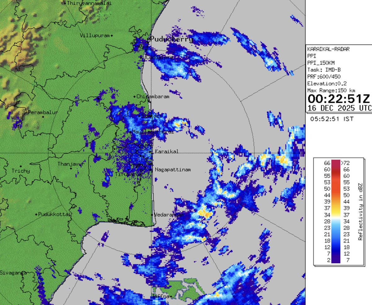 chennaiweather's tweet image. Easterly wave brings rain to Coastal Tamil Nadu. #Delta #South Tamilnadu. #Chennai to remain cloudy with lite rain possibility