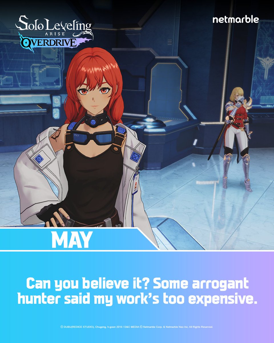 Which one of you hunters insulted May's work??? 😡

Available today!
Steam: ntiny.link/slao_steam
Xbox PC: ntiny.link/slao_xbox

#SoloLevelingARISEOVERDRIVE #SLAO