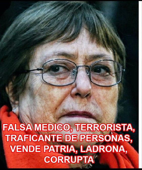 NO QUEREMOS A LA CORRUPTA DE #BACHLET EN LA ONU

COMPARTE SI ESTAS DE ACUERDO