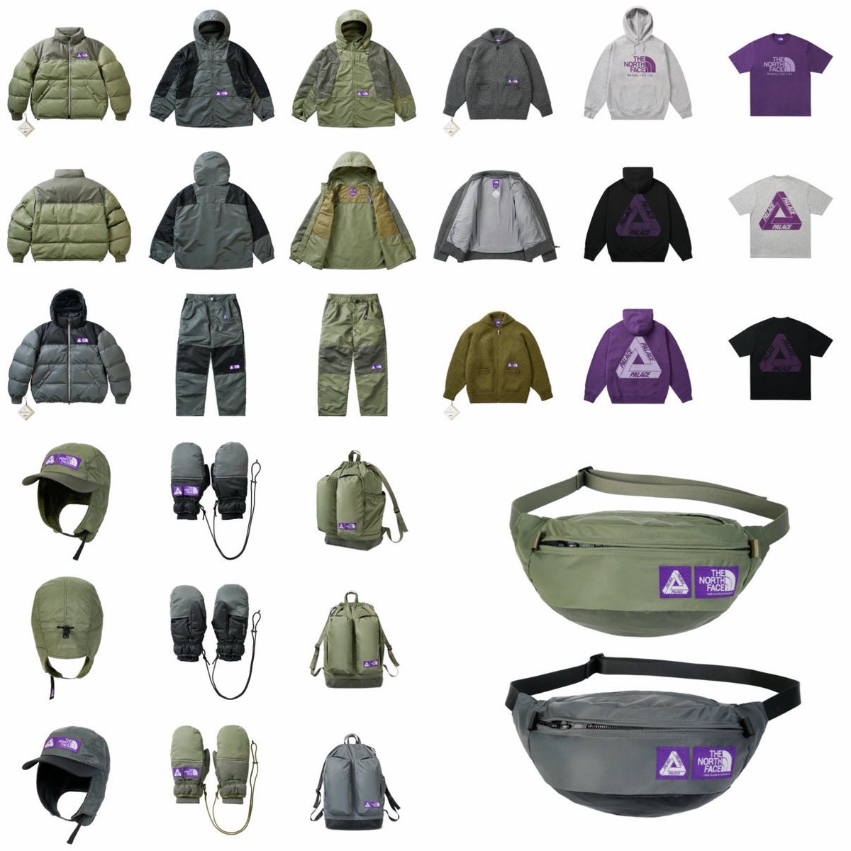 WEB抽選受付中】PALACE SKATEBOARDS x THE NORTH FACE PURPLE LABEL