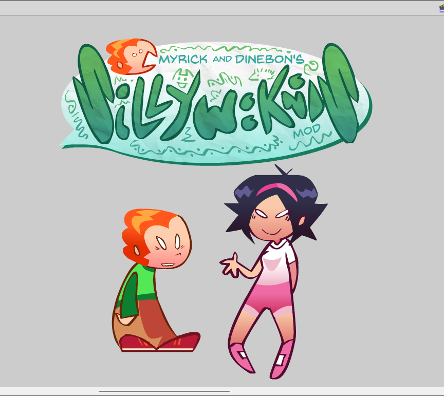 myrick_77's tweet photo. finished the logo and tried coloring the duo https://t.co/XFrZZfg1RA