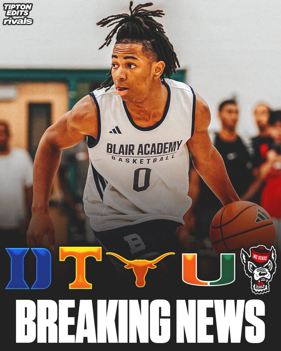 JoeTipton's tweet image. NEWS: 5⭐️ Deron Rippey Jr. will announce his college commitment on December 30th, he tells @Rivals. 

The 6-1 point guard is the No. 6 overall player in the 2026 class, per Rivals.

on3.com/rivals/news/de…