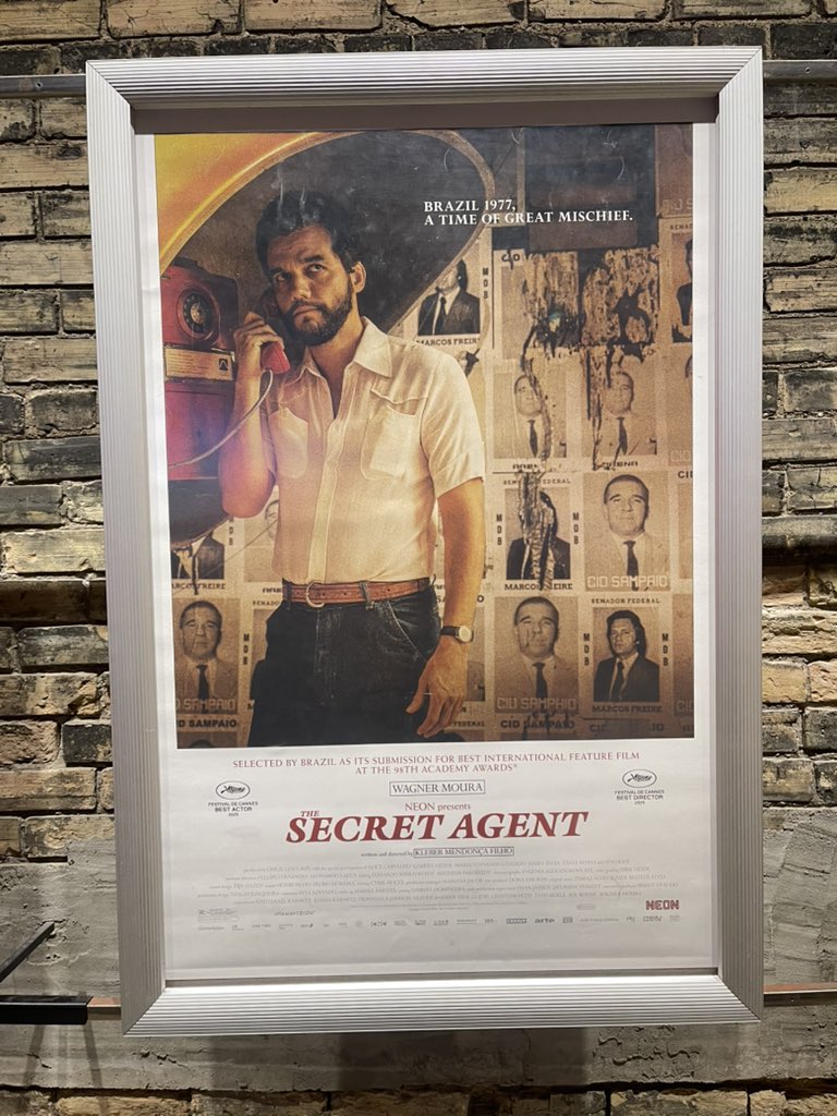 Now seated for The Secret Agent
(Kleber Mendonça Filho, 2025)