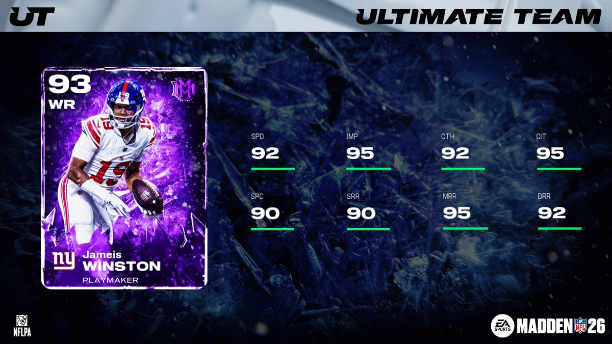 Jameis Winston: WR 1️⃣

Merry Mix-Up RL2 arrives in #Madden26 TOMORROW!
