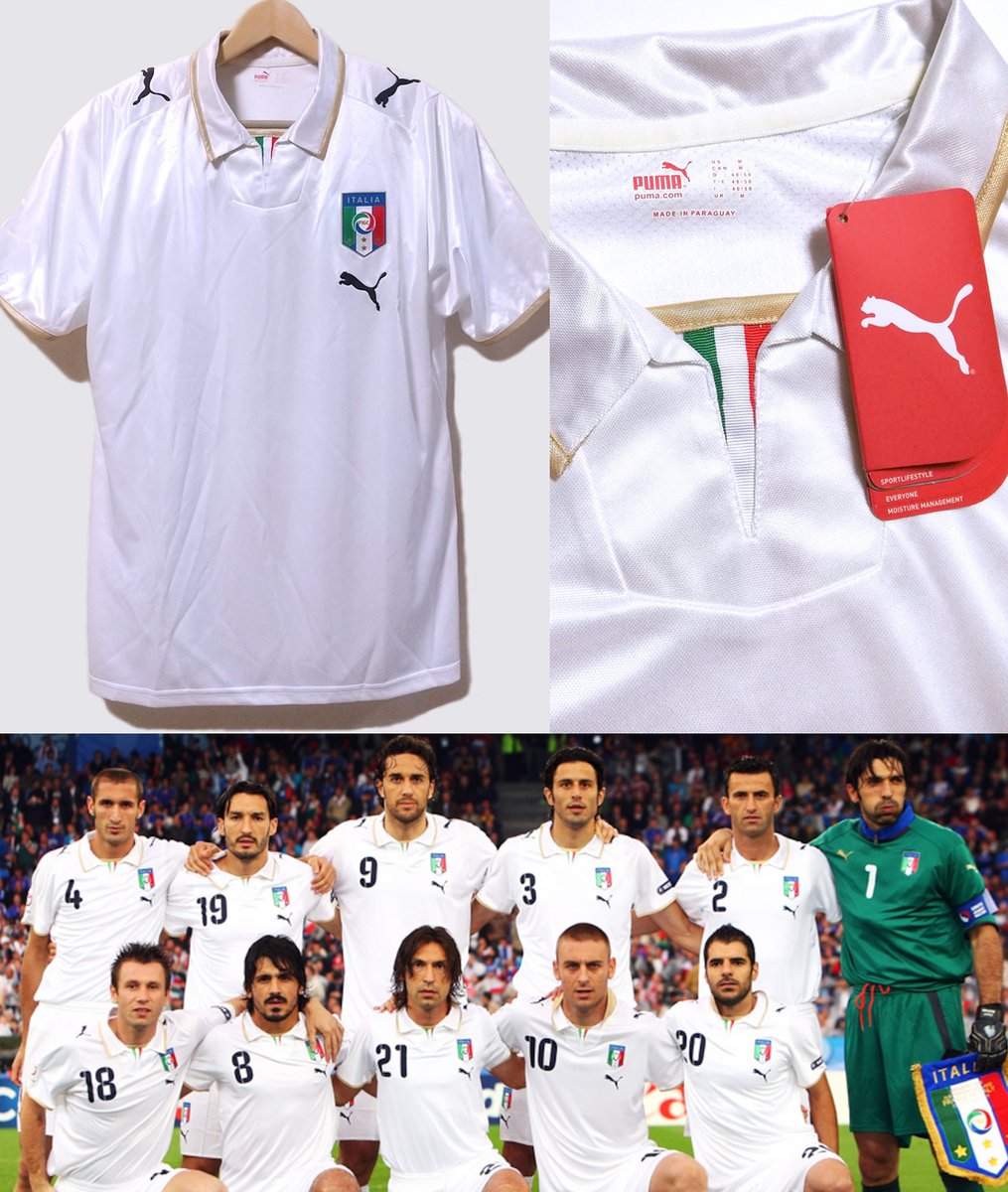 古着/Used】 🇮🇹イタリア代表 2008 Puma アウェイ半袖 ユニフォーム