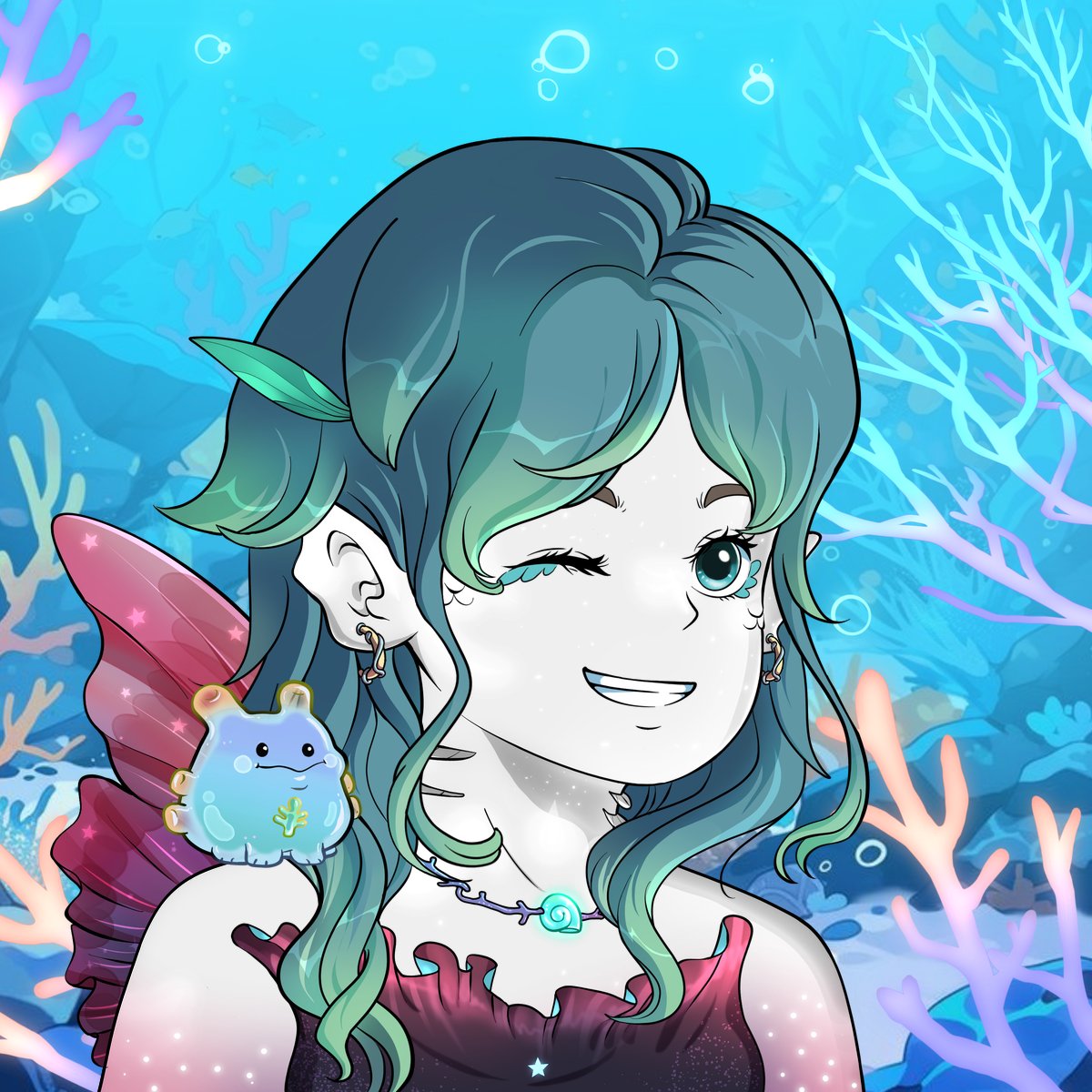 kailorenxbt's tweet photo. Who can resist that Coraluna wink? ✨
Sneak peek just dropped, and this is only the start.

With elegant art and a growing passionate community building on @pharos_network , Coraluna is shaping up to be a standout NFT project. Definitely one to watch. 

gOcto! Find the light💙 https://t.co/IMFHq4eEMN