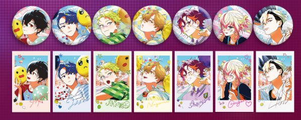 【交換】VS AMBIVALENZ ビバレン XlamV 2nd LIVE -DUH- Blu-ray 円盤

・缶バッジ
・シャッターチャンスカード
・バックステージ風パスステッカー
・OS特典ミニキャラステッカー

譲→スバル イッセイ ジンタロウ サクヤ アグリ レオン 各15点

求→ナゴム

OSにて15点購入済
缶バッジ含むお取引希望