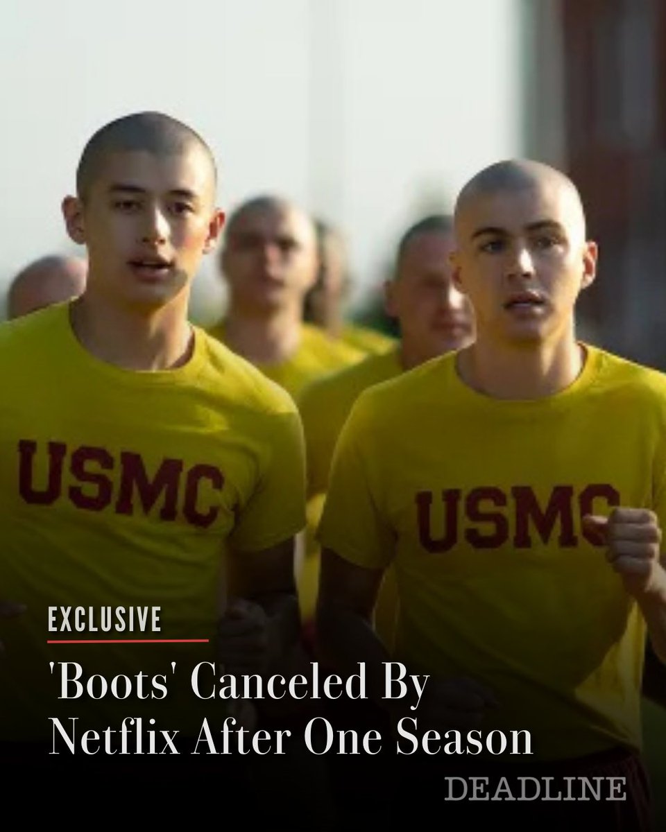 DEADLINE's tweet image. EXCLUSIVE: Netflix has opted not to order a second season of military coming-of-age comedy-drama 'Boots', the last show from legendary producer Norman Lear. The news comes more than two months after the eight-episode first season was released on the platform.

Read More:…