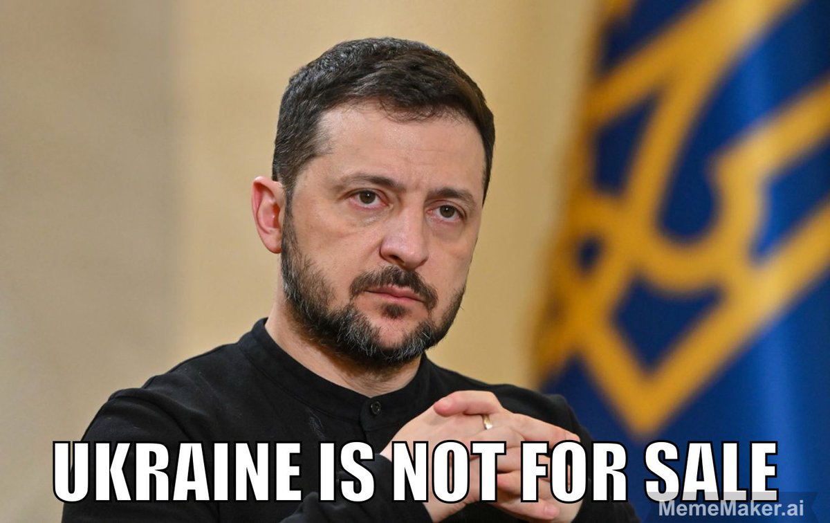 NAAF0Racoon's tweet photo. ZELENSKY HELD THE LINE IN BERLIN!

He has tried to negotiate in good faith, looking for sensible solutions &amp; a way forward. But this is where he and the Ukrainian people draw the line.

They will not surrender Donbas to that fucking terrorist Putin. https://t.co/5IXuWaaYnr