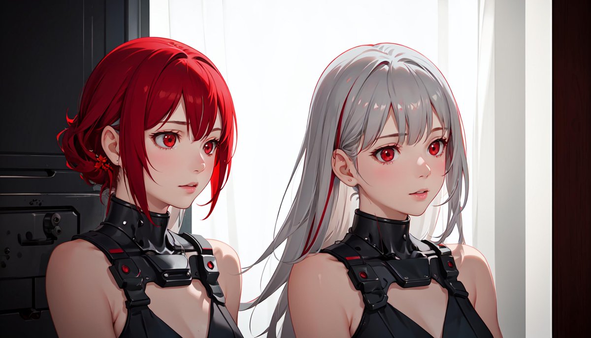 Moko1234559's tweet photo. Red and Silver, part 2
#red #silver #AIArtwork #animegirls #anime #aiartgallery #AIartists #AIart #aiartlove #aigeneratedart #aienginemind #AIhumancollaboration  #AIArtistCommunity #aiartcommunity #aiartsociety #aiartcreator https://t.co/PAm8BWVUL3