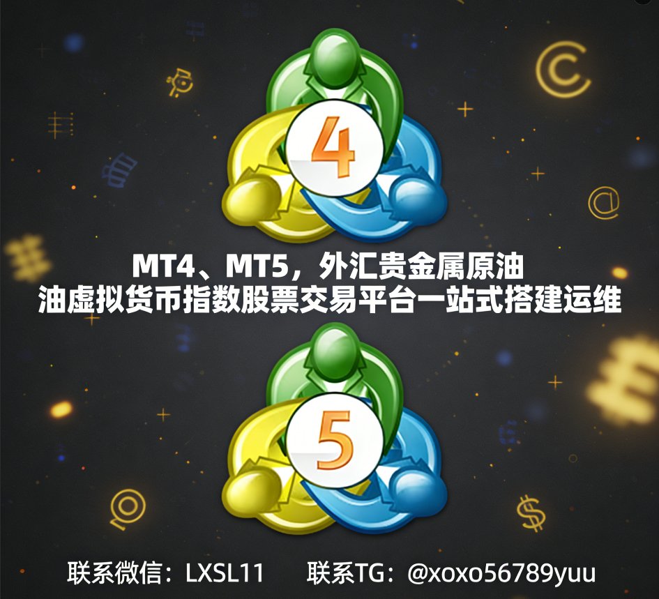MT4/5、外汇贵金属原油虚拟货币指数股票交易平台一站式搭建运维#外汇#MT4 #MT5 #XAUUSD