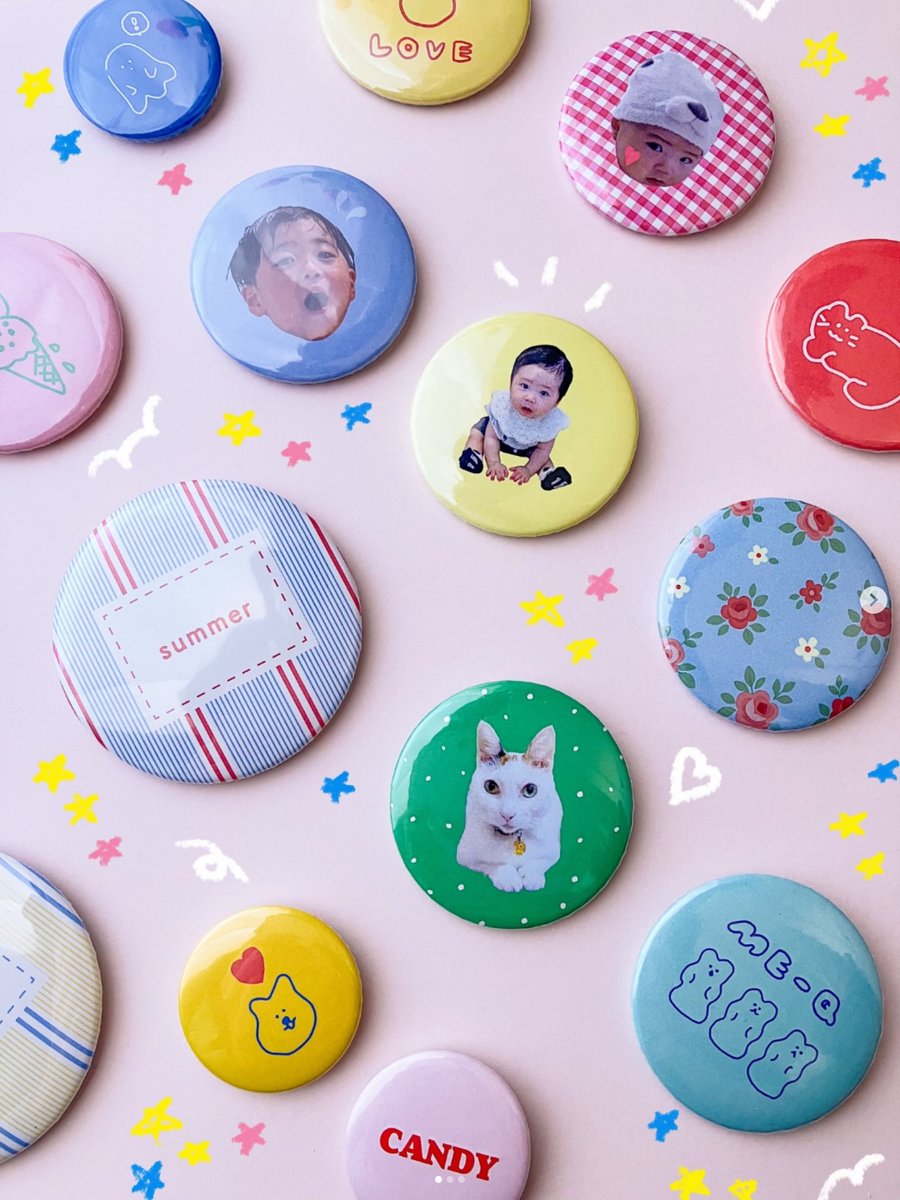 Jame Iha直筆サイン入り写真＆自作缶バッジ♪ハンドメイド手書き手描き Jame Iha直筆サイン入り写真＆自作缶バッジ♪ハンドメイド手書き手描き