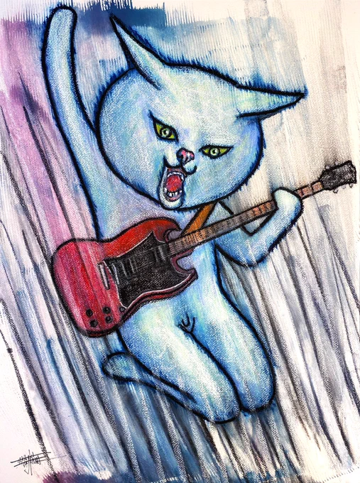 私は昔からロックが好きだ。 という言い方では、まったく足りない。 だから、ロックが好きです。なんてトンマなことは言えないのだ。 思春期のある時期から、私の体の半分くらいは、 木ではなく、ギターの音とドラムの音で出来ているのではないかと疑っている。