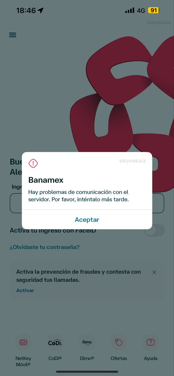 69Alexvega's tweet photo. @banamex y @BBVA_Mex los q otrora eran los mejores bancos en México, con fallas en sus aplicaciones en una quincena de diciembre 2025…

Y conste q todavía no migro a la nueva app de BBVA, porque está más práctica 

En fin, ahora quien podrá ayudarnos ? https://t.co/w2ectILBXm