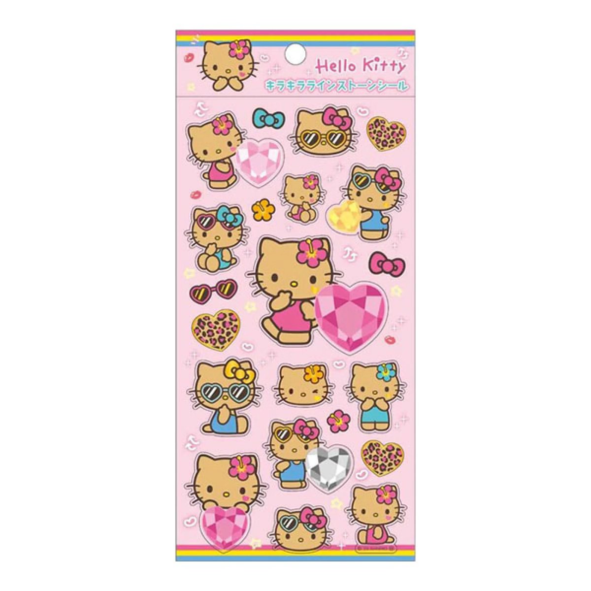 サンリオキャラクターズ キラキララインストーンシール、キラキラ