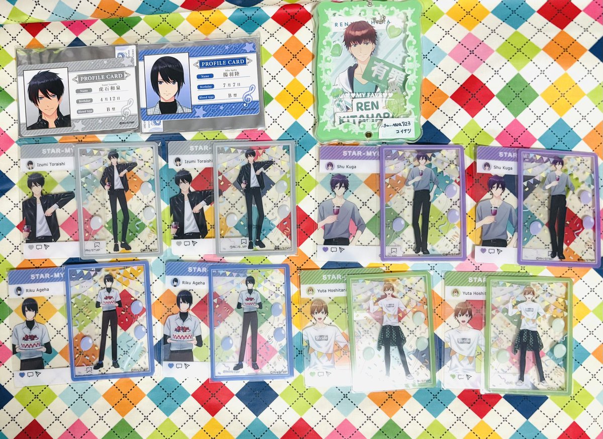 gu___tara723's tweet photo. 【交換/譲渡】スタミュ メディコス ポプショpop up shop medicos 

譲】星谷 空閑 辰己 揚羽 虎石
求】北原 or 定価

1点からでもお気軽にお声がけください🙇‍♀️
郵送🏣or12/20渋谷or12/21夜 池袋
(他の日も都内に出るかもしれない日もございますが未定)
※虎石さんの譲渡は他も同数引き取りのみ可能 https://t.co/dvCO6Ujcfs