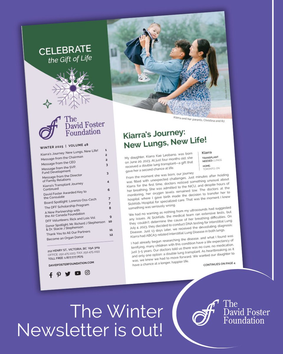 David Foster Foundation tweet media