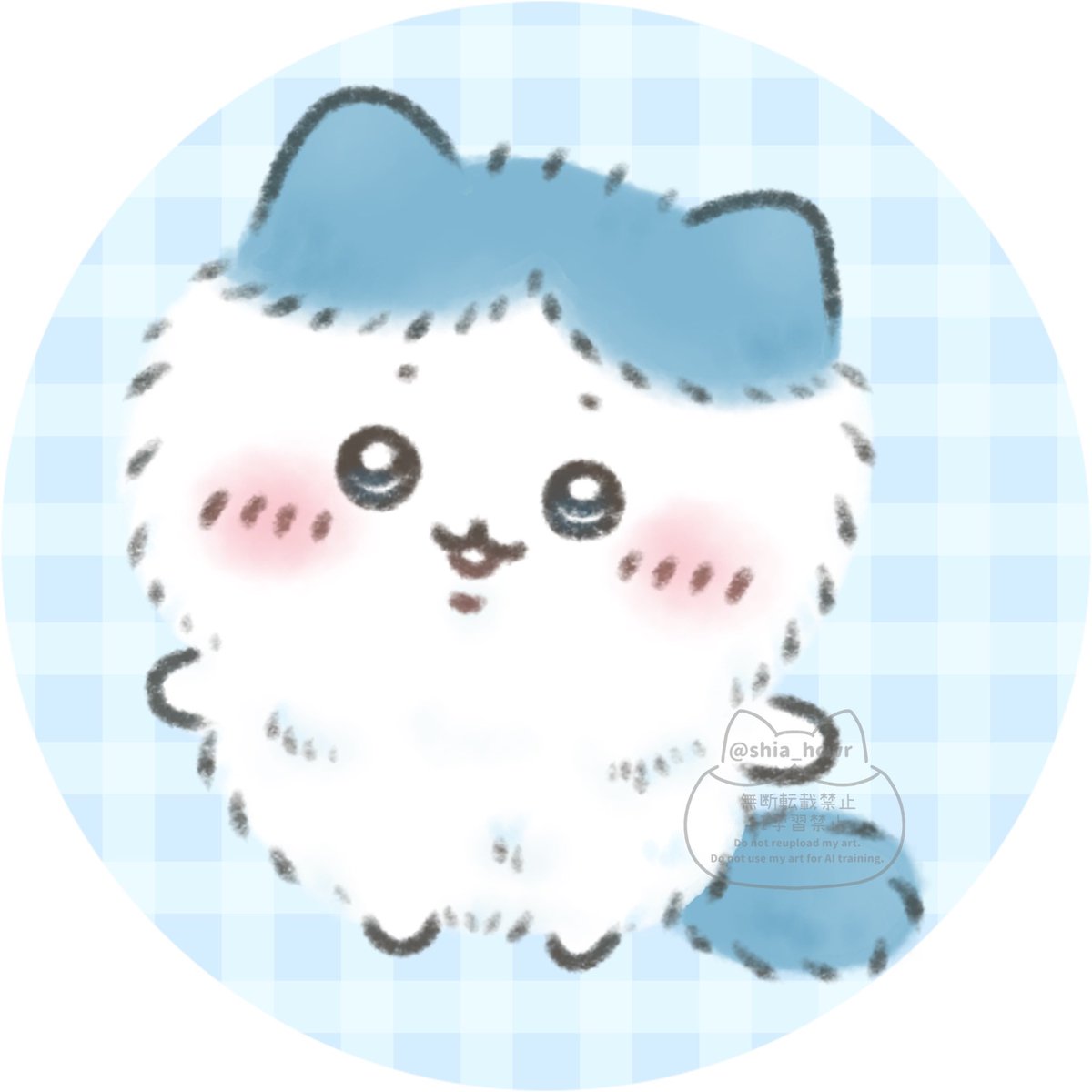 馬ちゃんページ♡⃜ ハチワレアイコン🐈 ♡で保存・使用大歓迎です✨