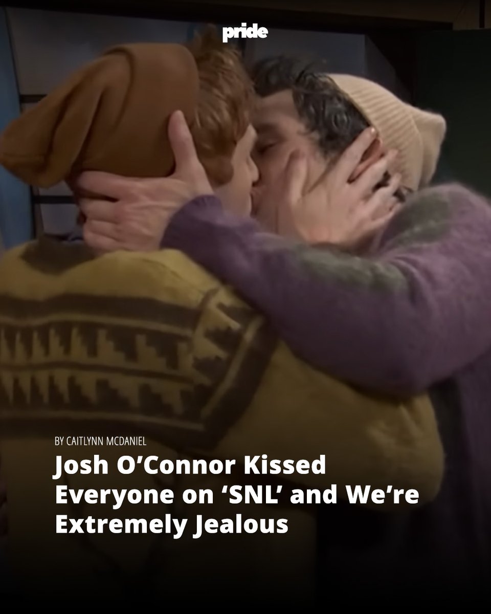 Pride's tweet image. Josh kissed who? 

🔗: gayety.com/josh-oconnor-k…