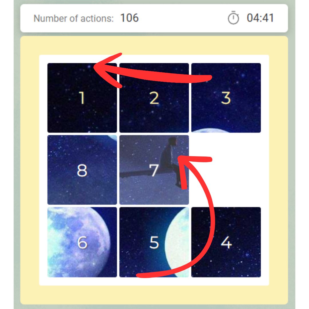 We have an opportunity to learn! 
I noticed that only 41% of those who started the game actually completed it.
So, I'm sharing how I solve Stage 1.
Arrange the tiles by number.
Move them like a snake around the board lining up to position☺️
<a href="/SofiaBryan10/">SofiaBryan</a> <a href="/sams1_sams1/">samᴾᴶᴹ</a> <a href="/BTSypher7/">Steph Chan 🇨🇦 LUYO ⭐️ Are You Sure ⁉️</a>
